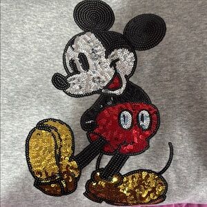 Sequin Mickey Mouse Graphic Sweatshirt